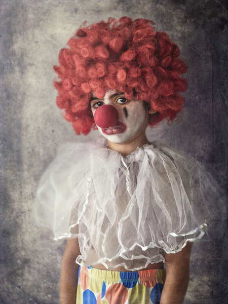 Photograph Russell Smith Clowning During Coved on One Eyeland